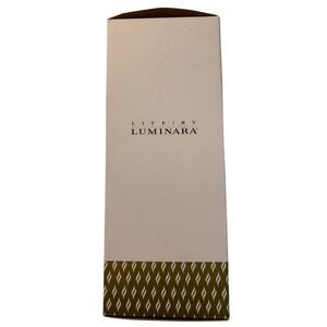 LUMINARA real effect flame candle red NEW IN BOX